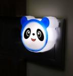 Camelion NL-252 ночник св/д  0.5W 60x53x61 Панда 220V, пластик/синий, выкл.