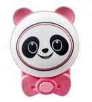 Camelion NL-253 ночник св/д  0.5W 60x53x61 Панда с бантиком 220V пластик/розовый, выкл.