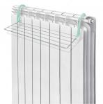 Сушилка на батарею д/белья 3,1м (Д65*Ш34*В18см) металл, СЕРАЯ, макс.нагрузка=5кг, СБ5-65П/С Nika