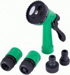 1-2.sale Набор д/полива 5 предм. (пистолет 5 реж., коннектор 1/2" (2шт), переходник 1/2"-3/4"), E1M