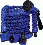 1-2.sale Шланг полив. растягивающийся 7,5-22,5м ткан. оплетка с пистолетом-распылит. 8реж., E1M