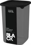 Банка для сып  Black квадрат 1,2л, гибк/кр