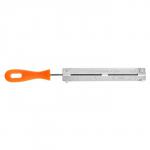 Набор для заточки цепей пил ТУНДРА, сталь ШХ15, шаг 1/4", паз 1.1-1.3 мм, d=4.0 мм, плашка