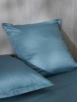 Наволочка SL Home Tencel, 70?70+3 см, тенсель, эвкалиптовое волокно 100%, серо-голубая