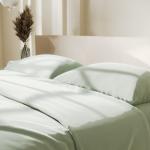 Постельное бельё 1.5-спальное LoveLife Green tea, микрофибра, зелёное