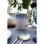 Кружка Magistro «Пэвэти», 350 мл, фарфор, белая, голубая