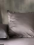 Наволочка SL Home Tencel, 70?70+3 см, тенсель, эвкалиптовое волокно 100%, серая