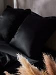 Наволочка SL Home Tencel, 50?70+3 см, тенсель, эвкалиптовое волокно 100%, чёрная