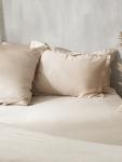 Наволочка SL Home Tencel, 70?70+3 см, тенсель, эвкалиптовое волокно 100%, бежевая
