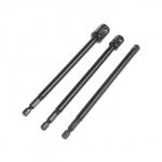 Набор адаптеров для торцевых головок ТУНДРА, под квадрат 1/2", 3/8", 1/4", 150 мм, 3 шт.