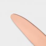 Набор столовых приборов Magistro «Оску стандарт», 4 предмета, нержавеющая сталь, цвет бронзовый