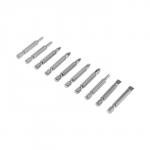 Набор бит ТУНДРА, сталь CrV, PH, PZ, SL, Torx ? 50 мм, 10 шт.