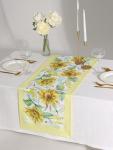Дорожка на стол «Этель. Солнечные цветы», 40?146 см, 100% хлопок, саржа 190 г/м?