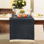 Дорожка на стол «Этель» Linen style, 40?146 см, серая, МИКС,100% лён