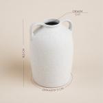 Ваза SL Home «Арена Бланка», 11.5?11?16.5 см, керамика, белая