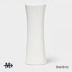 Ваза для цветов Magistro «Бланш», 7.7?18.5 см, фарфор, белая