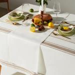 Дорожка на стол «Этель» Cloudy 40?146 см, лён 100%, плотность 210 г/м?, белая