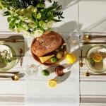 Дорожка на стол «Этель» Cloudy 40?146 см, лён 100%, плотность 210 г/м?, белая