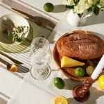 Дорожка на стол «Этель» Cloudy 40?146 см, лён 100%, плотность 210 г/м?, белая