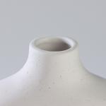 Ваза сервировочная SL Home «Пончик», 18?18.5 см, горло 3.5 см, керамика, белая