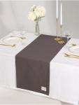 Дорожка на стол «Этель» Kitchen 40?150±5 см, 100% хлопок, саржа 220 г/м?, серая