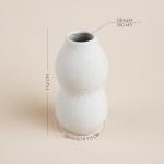 Ваза SL Home «Арена Бланка», 7.5?14.2 см, керамика, белая