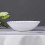 MILLIMI Бьянко Плюс Салатник, опаловое стекло, 19см, 700мл