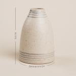 Ваза сервировочная SL Home «Райяс», 9?13.5 см, керамика, 450 мл, бежевая