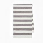 Дорожка на стол «Этель» Graphite 40?146 см, лен 100%, 260 г/м?, белая/серая