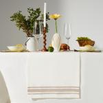 Дорожка на стол «Этель» Rigoroso 40?146 см, лён 100%, плотность 260 г/м?, белая