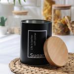 Банка для сахара Lifestyle, 11?11?15.5 см, чёрная