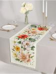 Дорожка на стол «Этель» Red flowers 40?146 см, 100% хлопок, саржа 190 г/м?