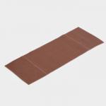 Дорожка на стол Magistro, двухсторонняя, экокожа, хлопок, 91.4?35.5 см, коричневая