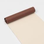 Дорожка на стол Magistro, двухсторонняя, экокожа, хлопок, 91.4?35.5 см, коричневая