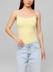 Женская майка на бретелях Lingeamo лимонно-кремовый ЛТ-07 (131)