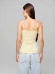 Женская майка на бретелях Lingeamo лимонно-кремовый ЛТ-07 (131)