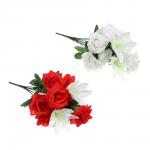 Букет искусственных цветов тм LADECOR розы, длина 40 см