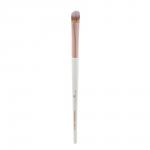 Кисть для нанесения теней тм ЮНИLOOK Perla, пластик, металл, нейлон, 16,2см, белая