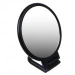 Зеркало настольное складное тм ЮНИLOOK Леон, зум х1,х2, пластик, стекло, 15,5х9,3х0,8см, черный