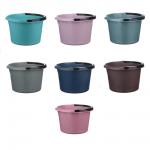 Ведро пластмассовое 7 л, 3 цвета, арт.1400