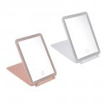 Зеркало с LED подсветкой настольное тм ЮНИLOOK Светозар, полипропилен, стекло, 19,8х13,5см, 2 цвета