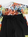 Набор детский для мальчиков ((1)футболка и (2)шорты) Kabi разноцветный