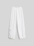Брюки детские для девочек Abril белый