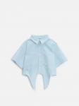 Блузка детская для девочек Messia_bl голубая полоска