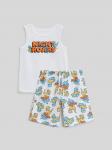 Набор детский для мальчиков ((1)майка и (2)шорты) Hercules молочный принт
