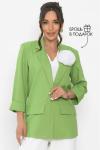 Пиджак льняной Мэрлин (зеленый) Б15429-7М