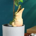 Автополив для комнатных растений «Крокодил», 200 мл, h=19 см, керамика