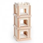 Конструктор деревянный КубиГрад «Башня», 35 деталей