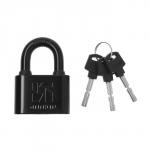 Замок навесной «АЛЛЮР» ВС2С-601, дужка d=10.2 мм, черный