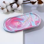 Блюдце «Разводы», 18.5?9 см, МИКС